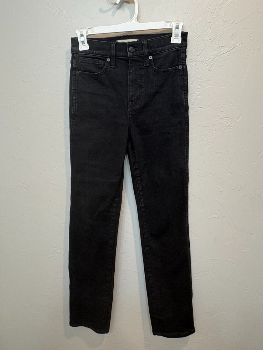Madewell Stovepipe Black Jeans